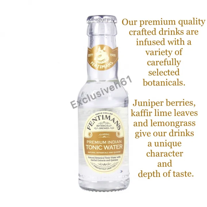 Fentimans Premium Indian Tonic Water 200ml Lazada