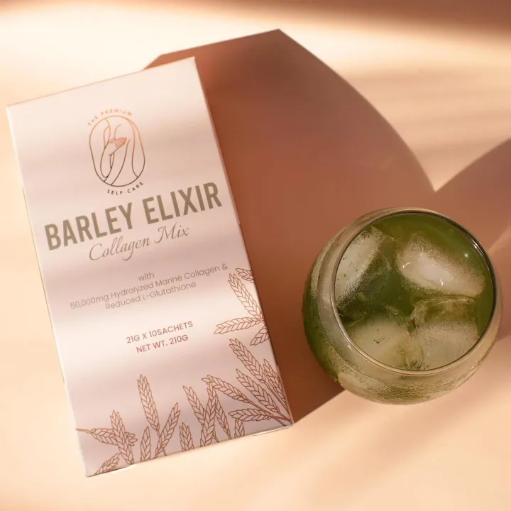 **BARLEY WITH 50,000 COLLAGEN BARLEY ELIXIR JUICE by The Premium Self