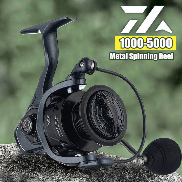 DAIWA Spinning Reel 1000-5000 Series Fishing Reel 11KG Max Drag Metal Spool  Freshwater Saltwater Tackle Carp Fishing Accessories