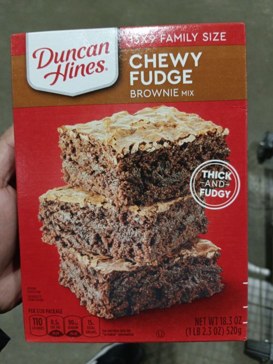 DUNCAN HINES CHEWY FUDGE BROWNIE MIX 520g. | Lazada PH