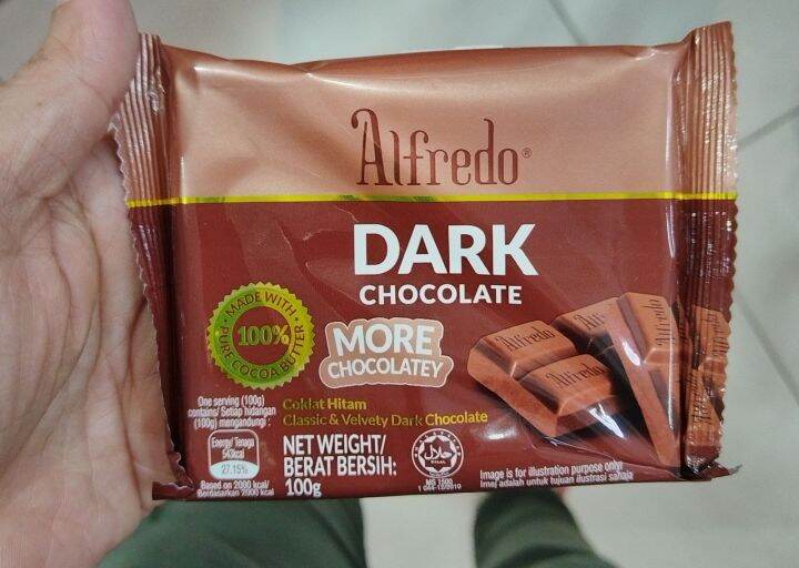 ALFREDO DARK CHOCOLATE 100G Lazada PH