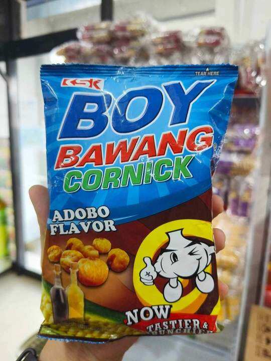 Boy Bawang Cornick Adobo / Garlic / BBQ / Chili Cheese Flavors Sold Per ...