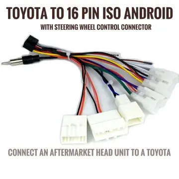 16 pin car on sale stereo connector