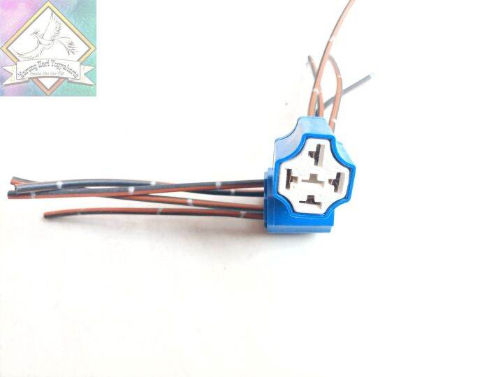 Soket Relay Sambungan Relay 4 Kaki Untuk Klakson Dan Lampu Serbaguna