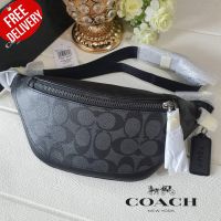 ใบเล็ก11นิ้วนะคะ กระเป๋าคาดอก Coach Warren Mini Belt Bag In Signature