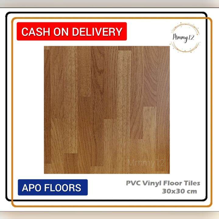 CASTER BLOCK OAK VINYL FLOOR TILES 30X30cm Lazada PH