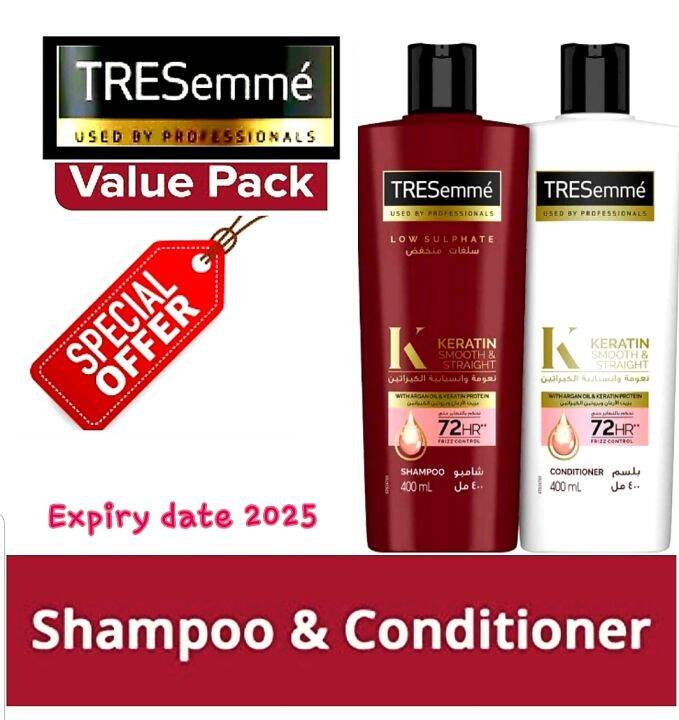 Special OfferTRESemme Shampoo Keratin 400ml + Tresemme Conditioner