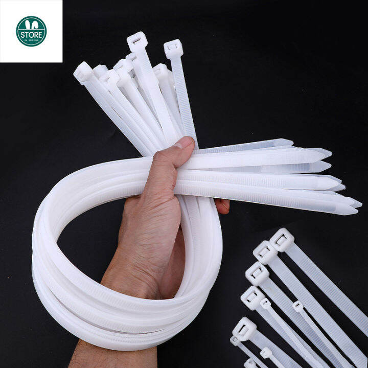 1000pcs Nylon Cable Selflocking Plastic Wire Zip Ties Set 3x100mm