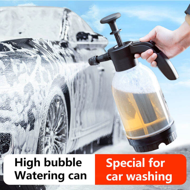 2L Car Washer Foam Car Washing Tool Car Wash Sprayer Foam Nozzle Garden Water Bottle Auto Spary