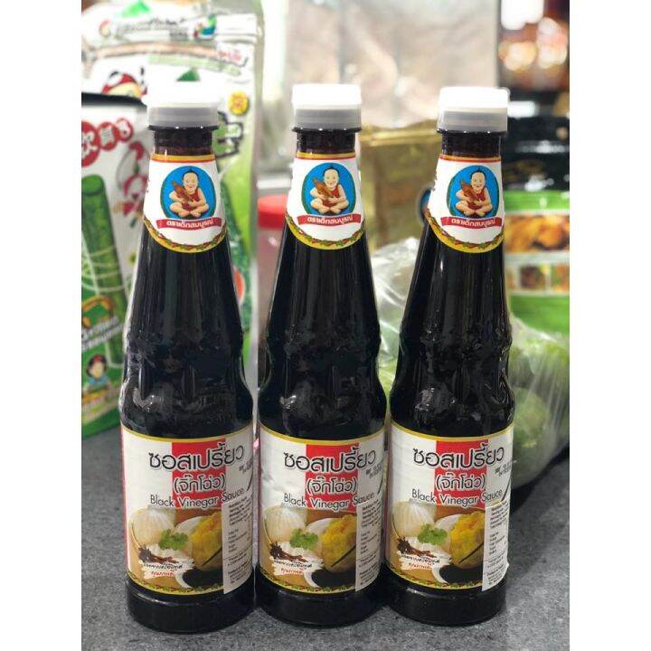 ซอสเปรี้ยว-จิ๊กโชว่-ตราเด็กสมบูรณ์-black-vinegar-sauce-ขนาด-125-ml