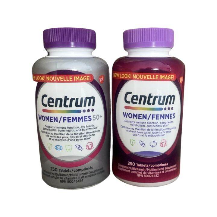 Centrum Complete Multivitamin and Mineral Supplement, 250 Tablets