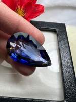 Lab Created Blue Sapphire pear shape 17x28- 41cts