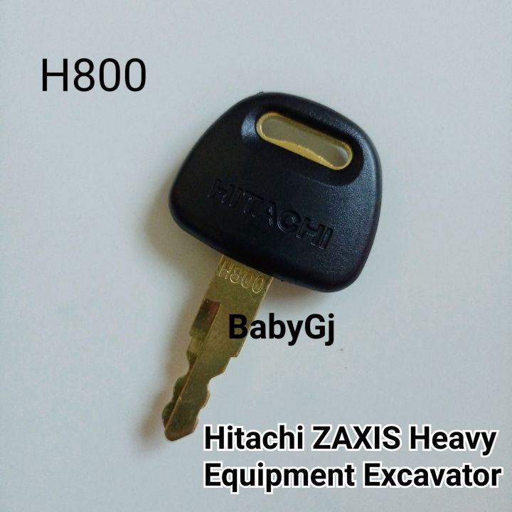 กุญแจสำรอง-รถขุด-รถยก-h800-key-สำหรับ-hitachi-zaxis-heavy-equipment-excavator-zax60-70-120-200-210-330-3-6