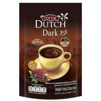 โกโก้ดัทช์ ดาร์ก 3อิน1 Cocoa Dutch Dark 3 in 1 โกโก้แท้100% เข้มข้นปรุงสำเร็จ 5ซอง