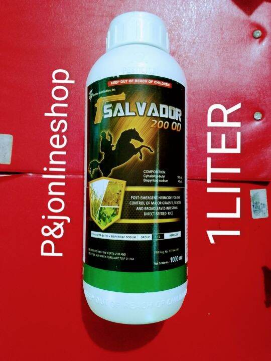 SALVADOR 200 OD CYHALOFOP BUTYL POST EMERGENT HERBICIDE FOR RICE(1LITER