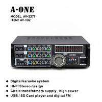 A-ONE แอมป์ขยายเสียง บลูทูธ รุ่น AV-102(AV-2277)