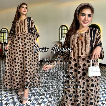 Jual dress batik outlet modern