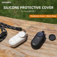 Sunnylife for Insta360 GO 3 Silicone Protective Case Camera Lens Cover Protector Neck Strap Accessories for Insta360 GO 3