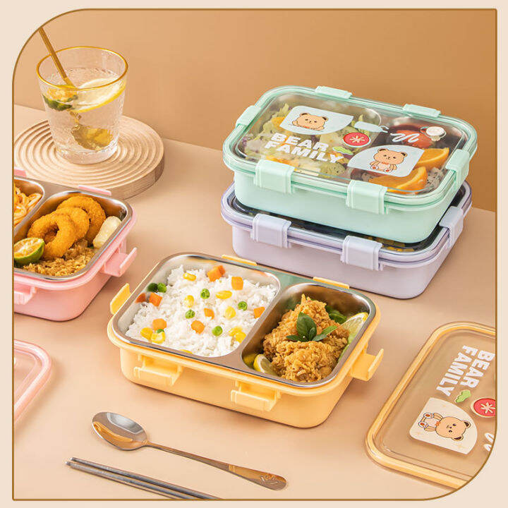 304 Stainless Steel Lunch Box for Primary and Secondary School Students