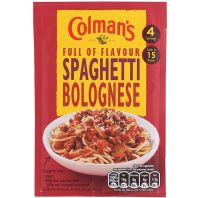 โคลแมน ซอสสปาเกตตี้โบโลเนส Colmans Spaghetti Bolognese Sauce 44g