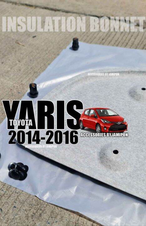 แผ่นฉนวนกันความ-toyota-yaris-2014-2016-ตรงรุ่น-ติดตั้งเองได้เลย