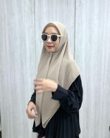 ผ้าคลุมชีฟองสีพื้น Basic hijab