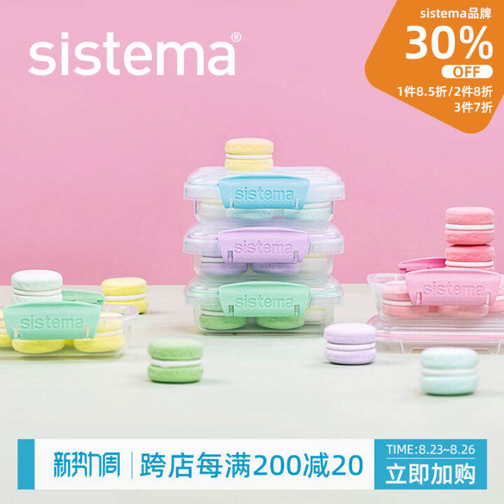 New Zealand Sistema Macaroon FreshKeeping Box Fruit Mini Storage