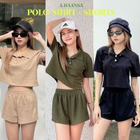 Polo Shirt and Shorts ชุดเสื้อโปโลและกางเกงขาสั้น