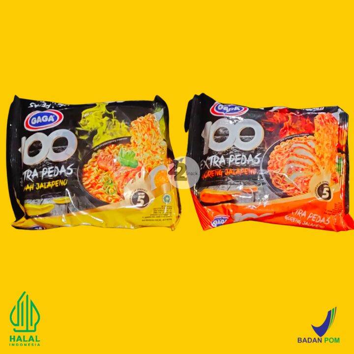 Mie Gaga 100 Extra Pedas Jalapeno Lazada Indonesia