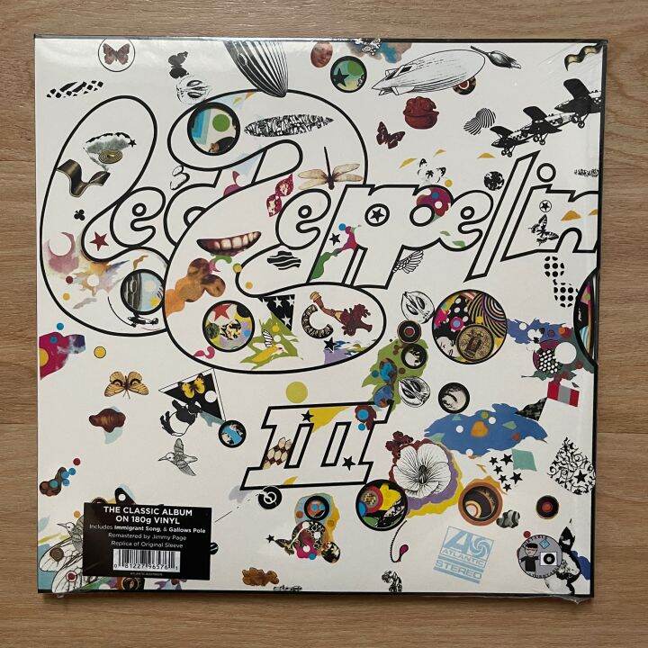 แผ่นเสียง-led-zeppelin-led-zeppelin-iii-vinyl-lp-album-reissue-remastered-180-gram-gatefold-แผ่นมือหนึ่ง-ซีล