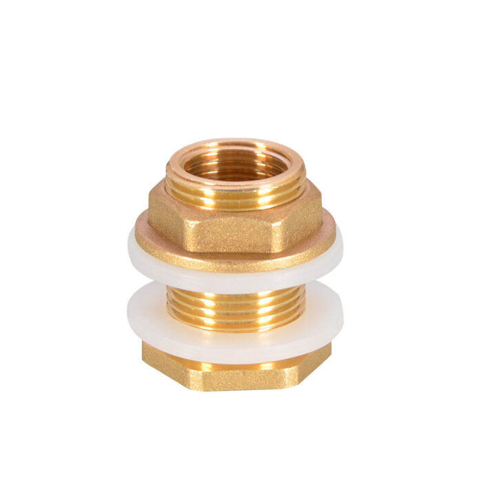 Solid Brass Water Tank Connector Fittings Leakproof M1/2'' M3/4'' M1