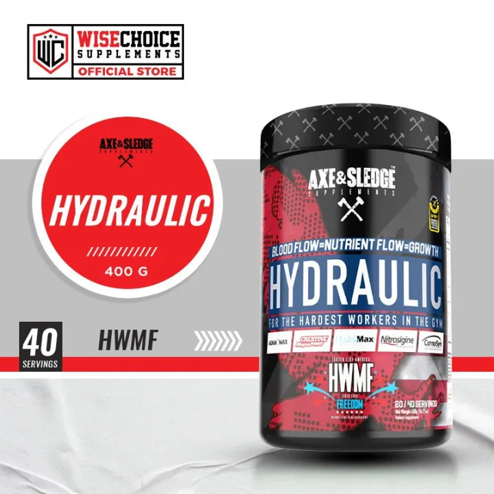 AXE & SLEDGE HYDRAULIC STIM FREEDOM PREWORKOUT 40 SERVINGS FREEDOM