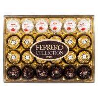 Ferrero Collection เฟอร์เรโร่ คอลเลคชั่น 3 รสชาติ 24 ลูก จำนวน 1 กล่อง ขนมนำเข้า