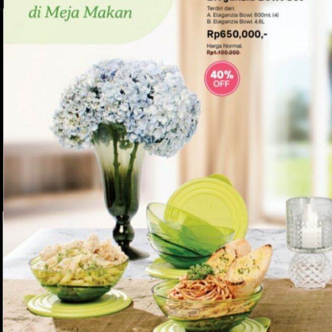 Tupperware Dinner set Lazada Indonesia
