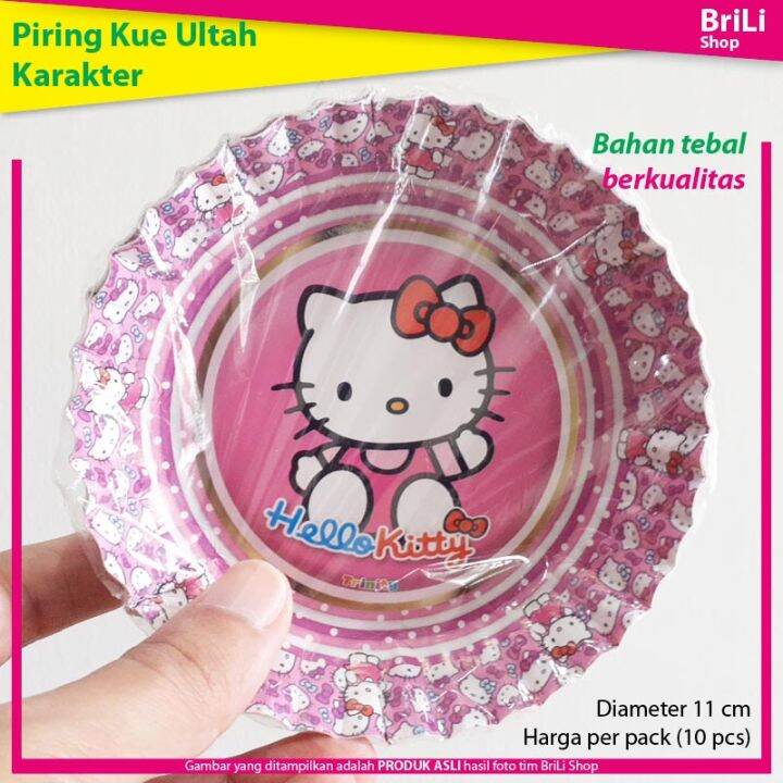 Piring Kertas Kue Ultah Hello Kitty Ulang Tahun HelloKitty | Lazada