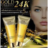 โฟมล้างหน้าสูตร 24k Gold collagen serum ความเข้มข้นกว่าเจลล้างหน้าสูตรปกติถึง5 เท่า**ของแท้ พร้อมส่ง