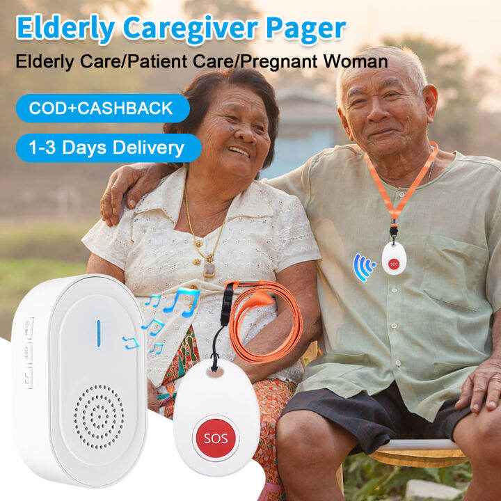 【13 Days Delivery】Calltou Caregiver Pager Calling System Pager Elderly Emergency Call Bedridden