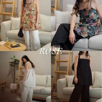 Rose set - More.ly เสื้อสายเดี่ยวและกางเกงขายาว