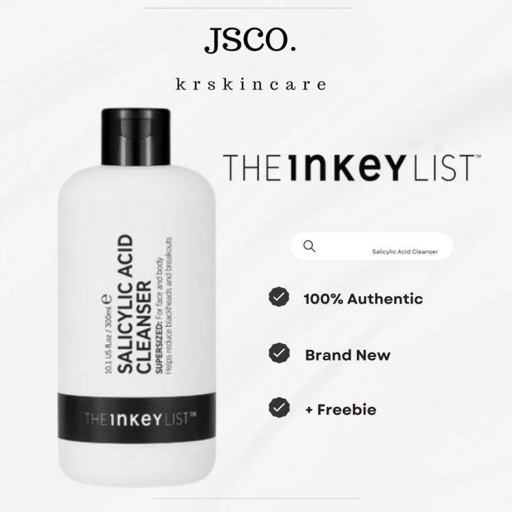 The Inkey List Salicylic Acid Cleanser 150 ml Lazada PH