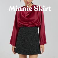 REALLOOSE MINNIE SKIRT - กระโปรงมินิสเกิร์ต ผ้าชาแนล มีซับใน