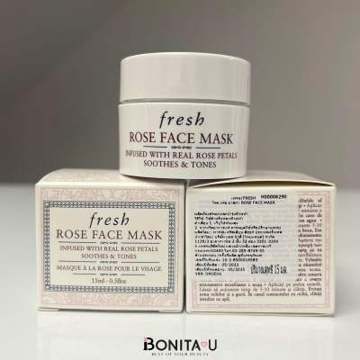 BONITA U ❤️ Fresh Rose Face Mask 15 ml. มาส์กหน้าเนื้อเจล