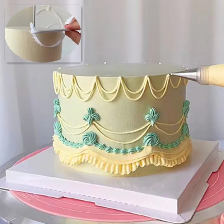 Korean Style Decorating Aid Cake Curved Decorating Aid Lace Edge Marker Fondant Tool Lazada