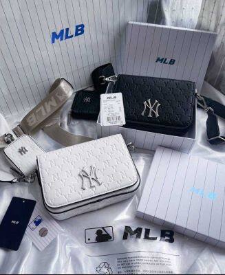 MLB กระเป๋าสะพายข้าง MONOGRAM 3ACRS032N 50BKS BLACK NEW YORK YANKEES