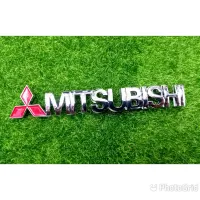 โลโก้ MITSUBISHI สำหรับติดท้ายรถ กว้าง15.0cm สูง2.0cm