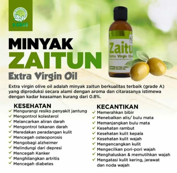 Minyak Zaitun Hpai Extra Virgin Oil Hni Lazada Indonesia