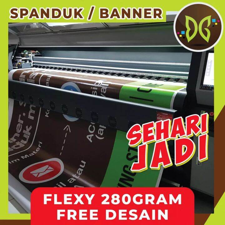 Cetak Print Spanduk Banner Bebas Ukuran Lazada Indonesia