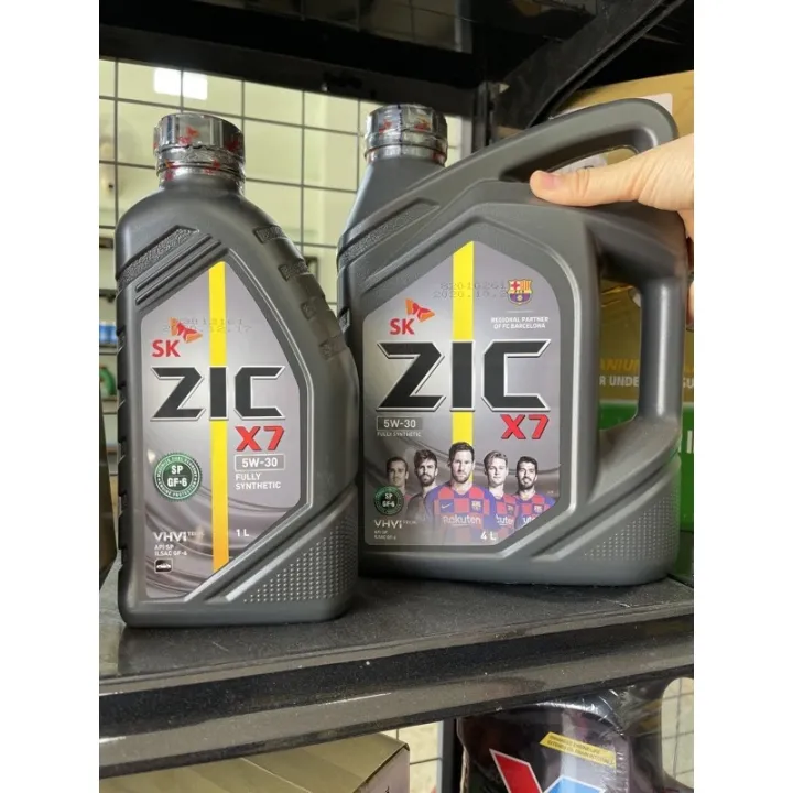 ส่งไว🔥แท้💯 น้ำมันเครื่อง ZIC X7 5W-30 (เบนซิน) สังเคราะห์100% | Lazada ...