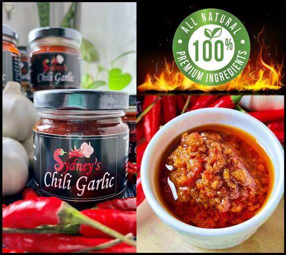 Sydney's Chili Garlic 120ml, Fresh ingredients with pure Canola oil
