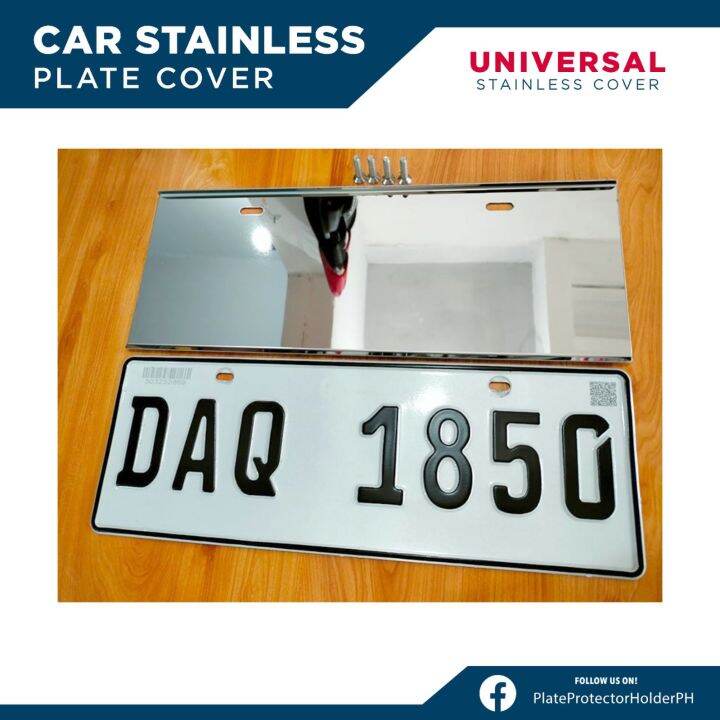 Car License Plate Holder ( 2 pcs per set) Premium Quality Stainless