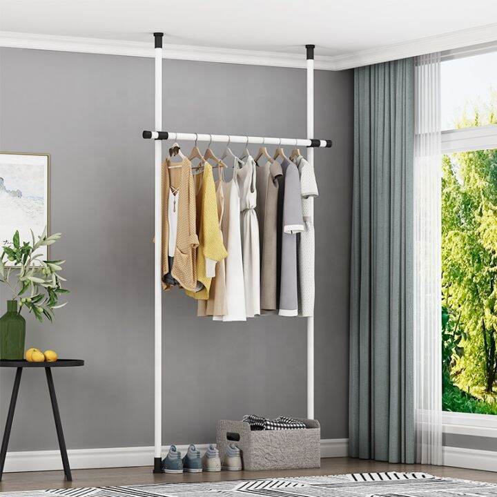 Hot sales in 2023 Bedroom Adjustable Clothes Rack Corner metal coat